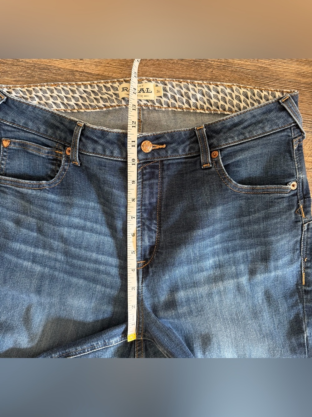 ARIAT Women's 34 short Real Ballary Boot Denim Jean Pennsylvania Wash 30" Inseam - Picture 6 of 12